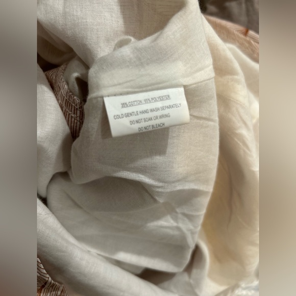 Indikah by Angel Biba NWOT Boho chic dress in dusty rust and cream - size medium - Picture 9 of 9